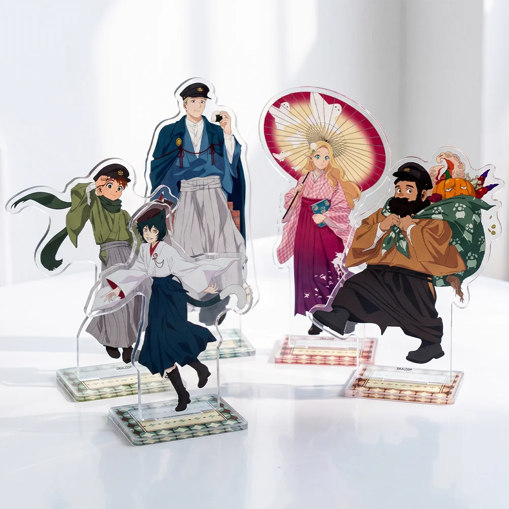 Hot Anime Marcille Laios Halloween Gifts 15CM Acrylic Stand Keychain Anime Character Desktop Tabletop Ornament Desk Decor Gifts