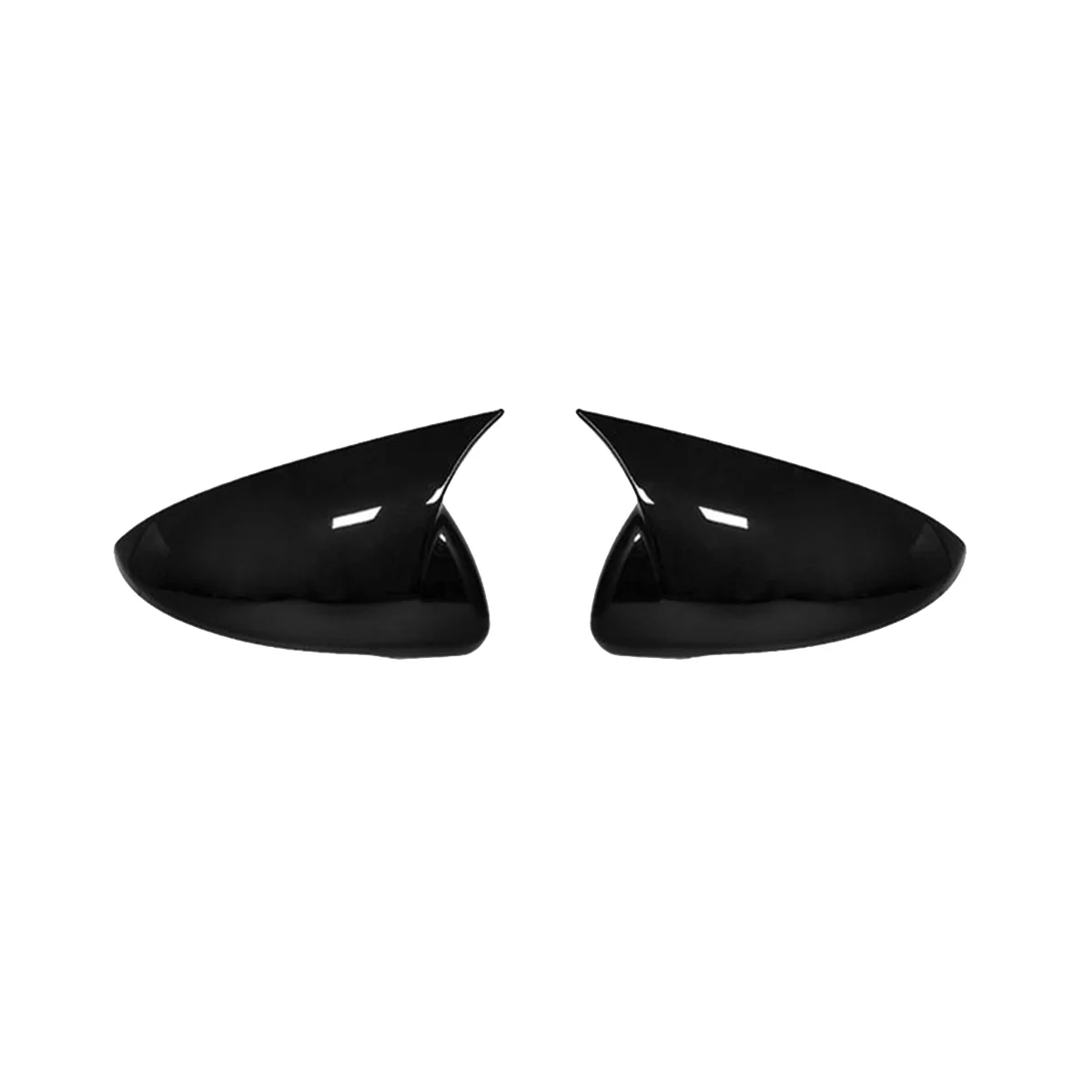 

1Pair Rearview Mirror Cover for Kia Forte K3 Cerato 2019-2023 Mirror Modified Ox Horn Shell Sticker Bright Black