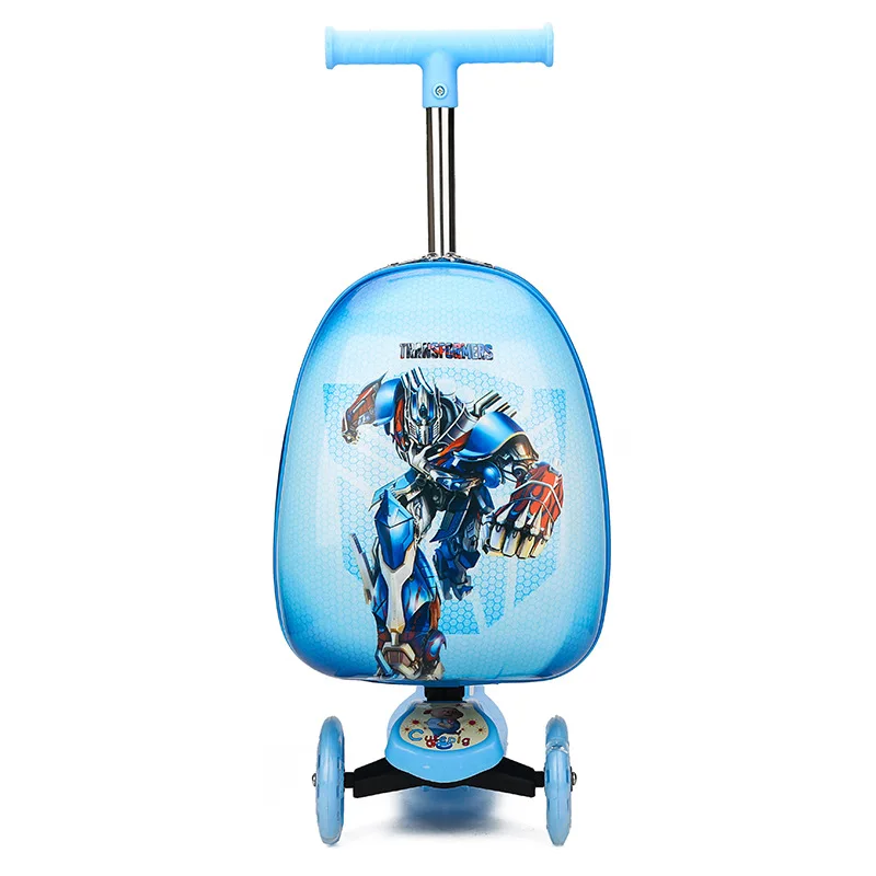 New cute skateboard suitcase scooter children\'s trolley luggage box 16 \