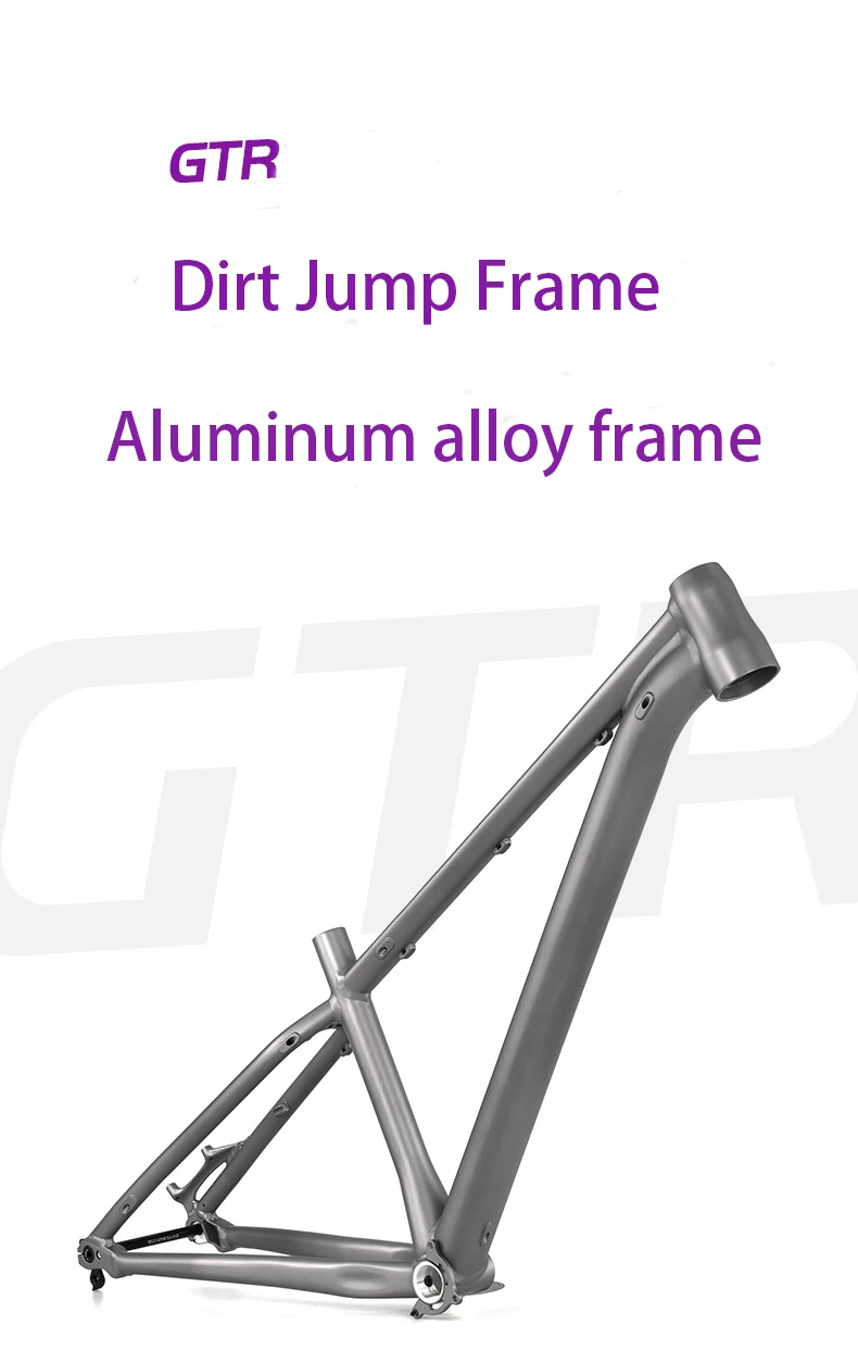 GTR Aluminum Alloy Dirt Jump Bike Frame 27.5In Hard-tail DJ
