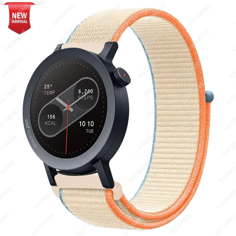 Watch Pro 2-Armband für CMF Watch Pro 2 Ersatz-Smartwatch-Armband, Nylon-Sport-Loop-Armband, Correa-Band – Detail 8