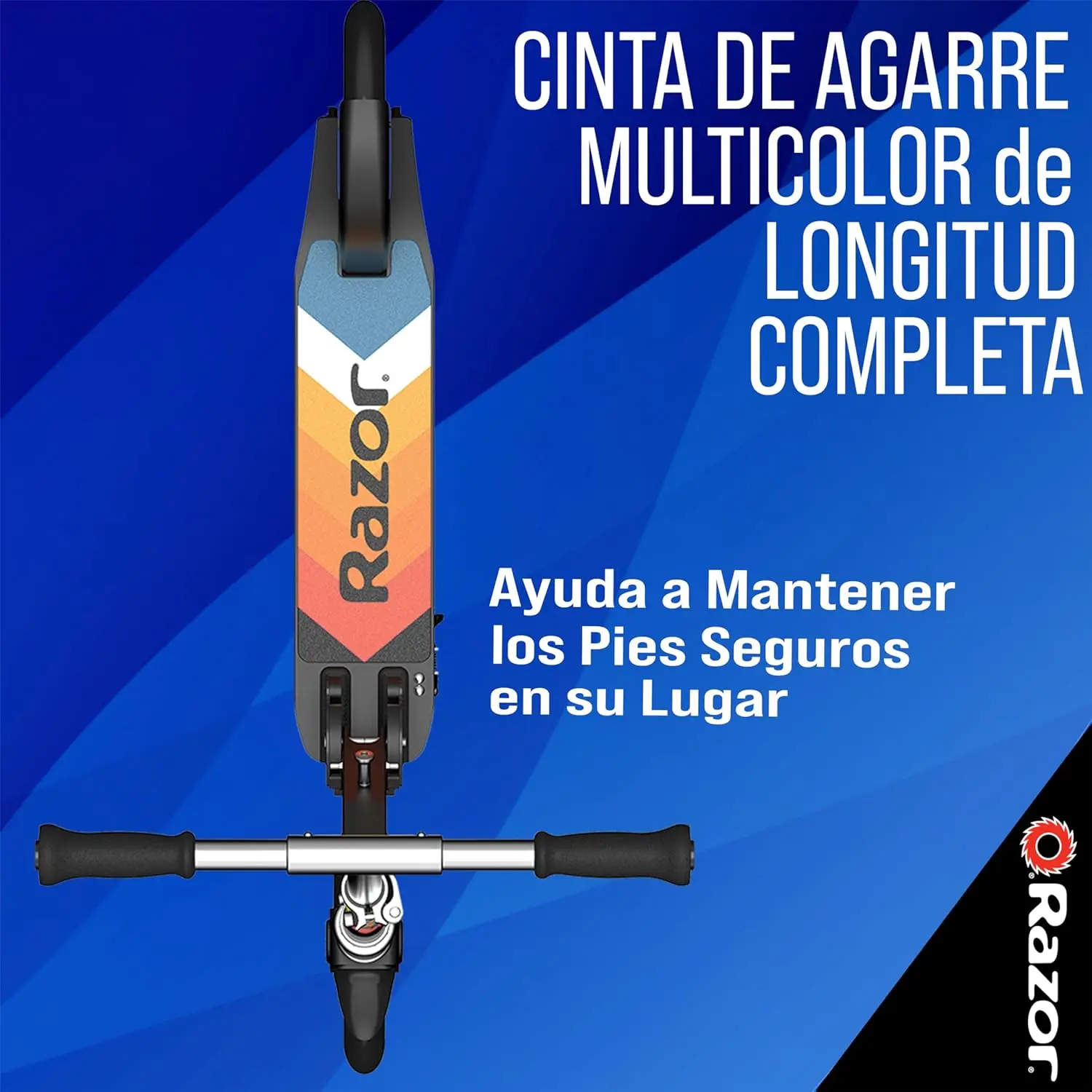 Lux Kick Scooter for Kids Ages 8+ - 8" Urethane Wheels, Anodized Finish Featuring Bold Colors and Graphics, for Riders up to 220