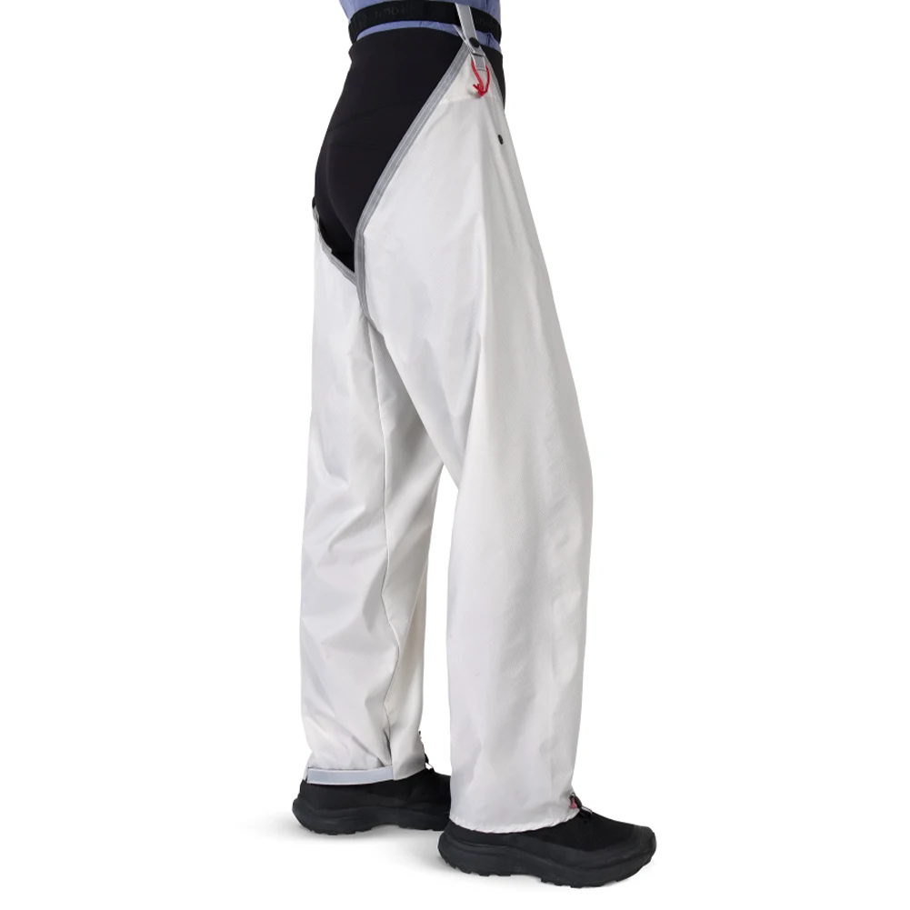 Men Women Climbing Rain Pants Waterproof Hiking Pants Fishing Split Rain Pants for Outdoor Cycling Hiking Fishing