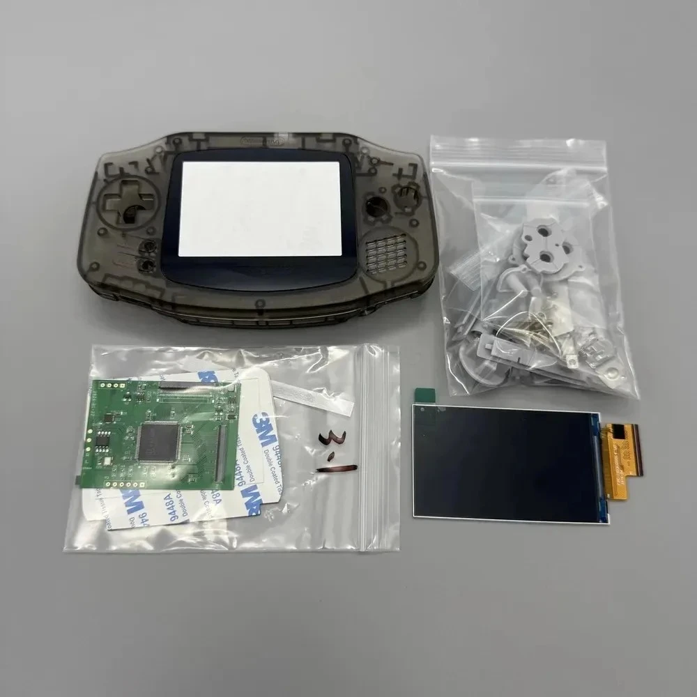 GBA IPS LCD no cut shell required easy to install 2.9 "IPS high brightness LCD and shell kit for Gameboy advance GBA view 2