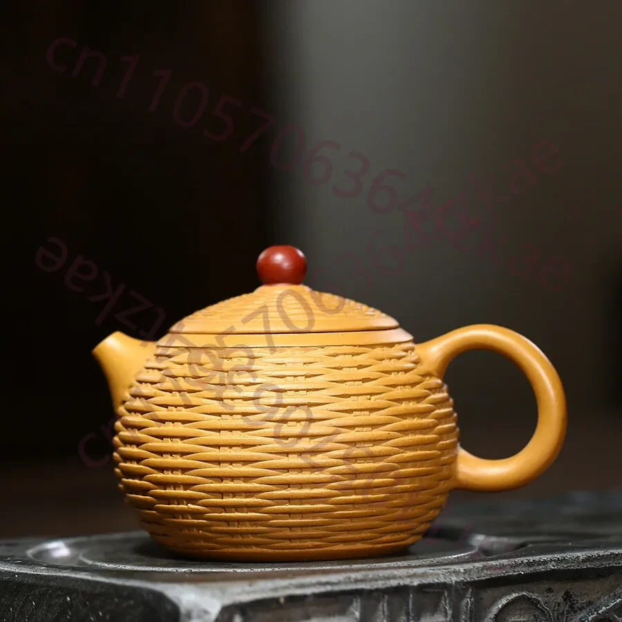300ml Handmade Tea Pot Marked Real Yixing Zisha Duan Clay Kungfu Tea Pot Chinese