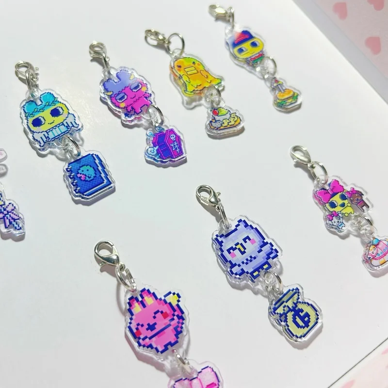

Tamagotchi Pixel Style Food Prop Cartoon Cute Combination Pendant Accessories In Stock