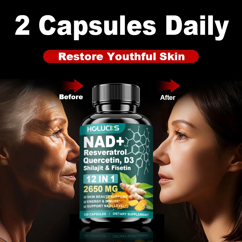 Капсулы Pure Anti-Aging NAD+ с – обзор и цена Wellness Quercetin