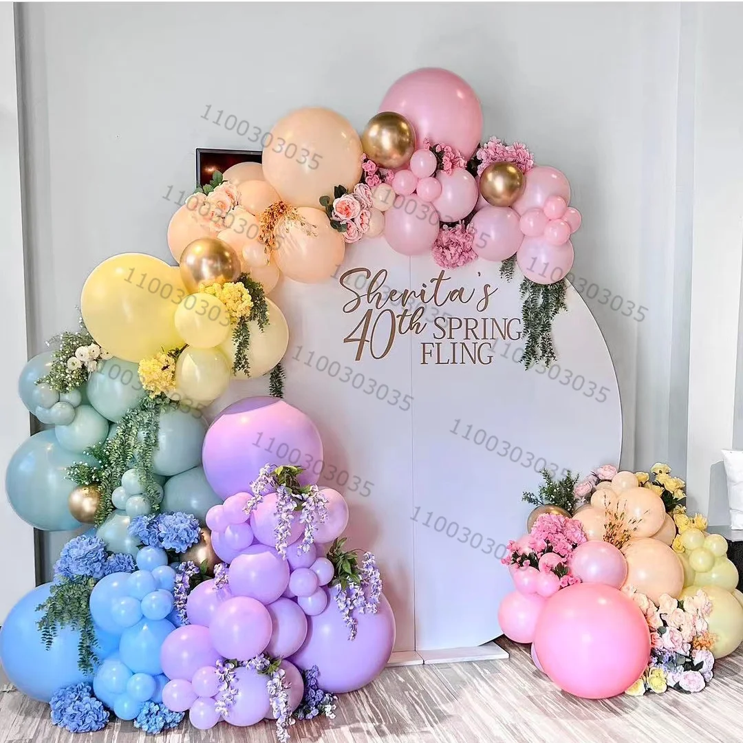 

158pcs Pastel Maca Color Latex Balloons Garland Kit Birthday Wedding Baby Shower Anniversary Party Decorations Globos Supplies