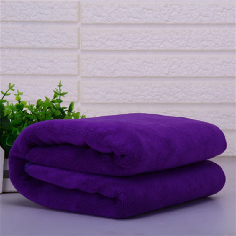 Soft Microfiber Bath Towels for Adults, Super Absorbent Beach Towel, Large Size, Beauty Salon Care Bed Sheets, 100*200 cm