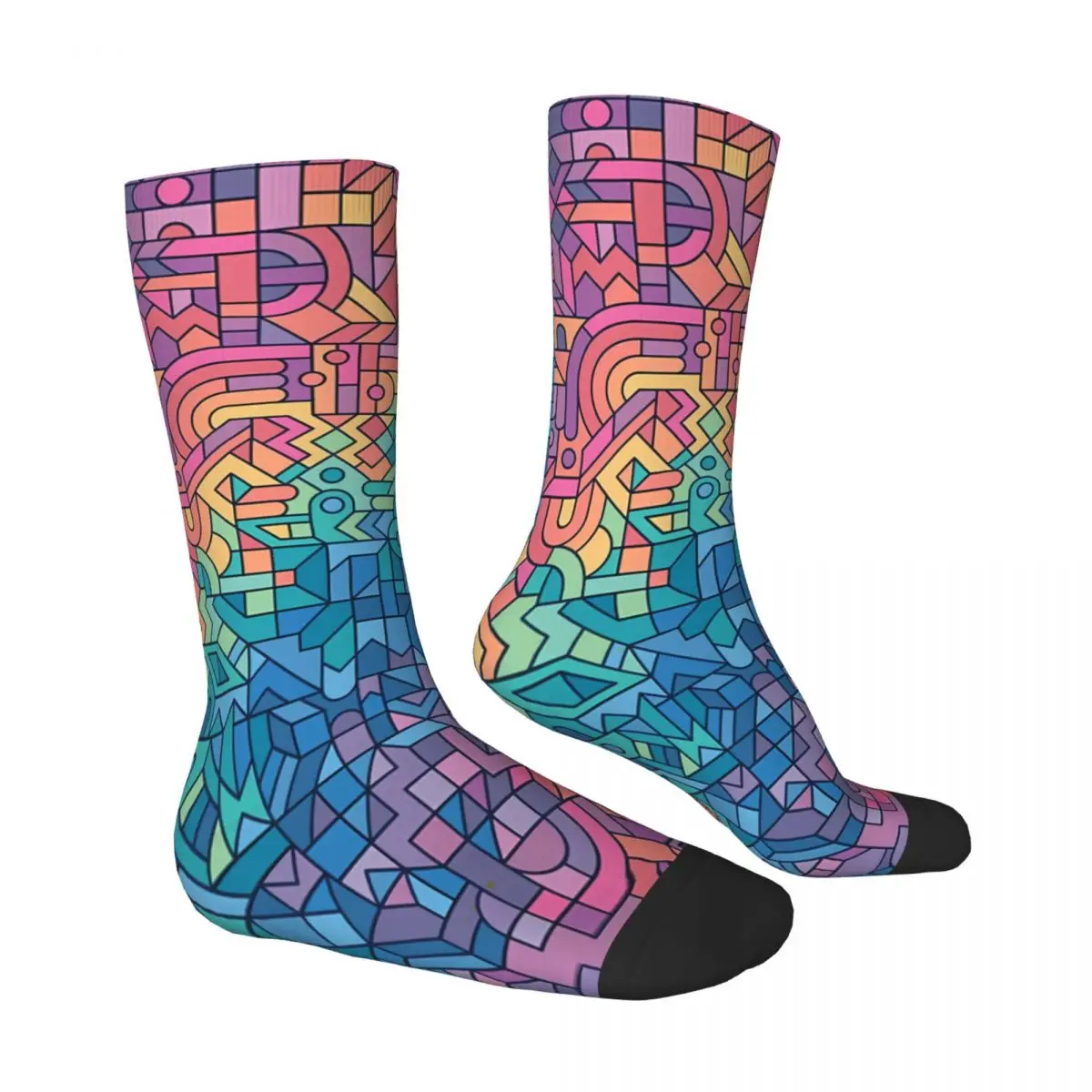 Colourful Chaos Socks Male Mens Women Autumn Stockings Harajuku