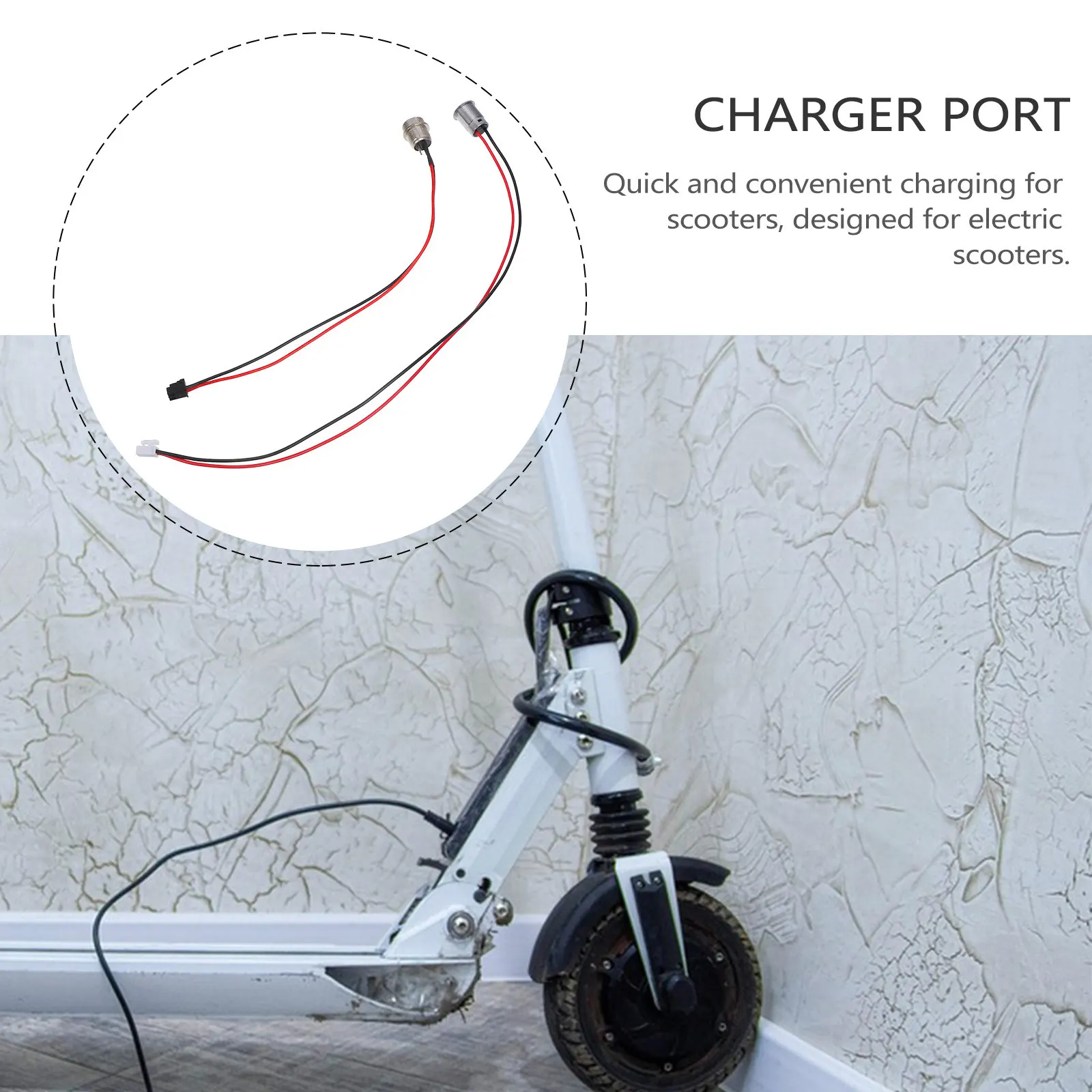 Connector 3 Pin Charging Wire Car Adapter Electric Scooter Port Electrical Connectors Kit - view 6