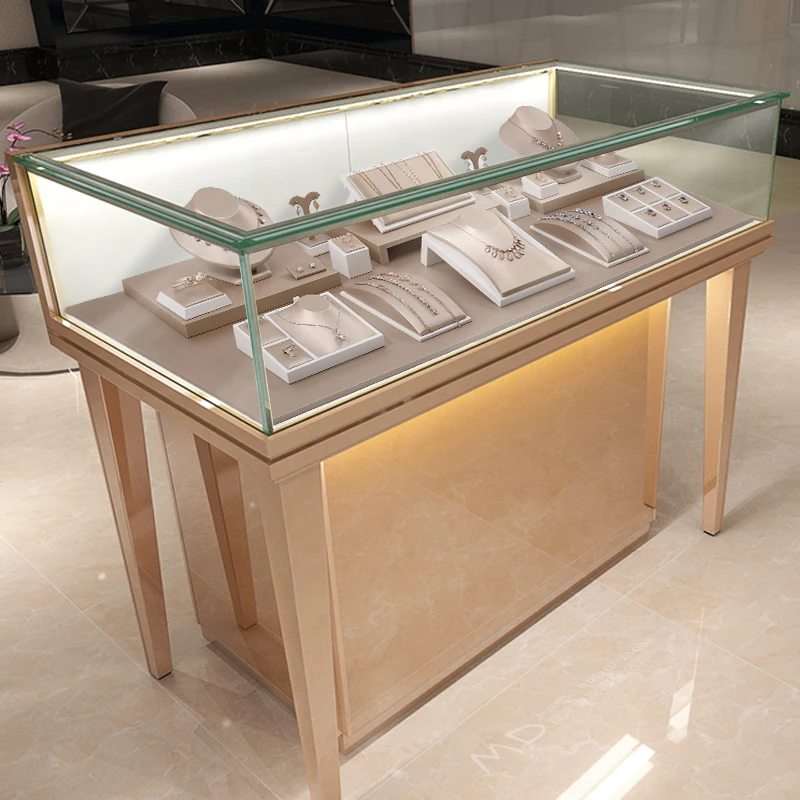 PU Leather Hand Jewelry Ring Display Pedestal Stand Holder Counter Organizer Tray Showcase Earring Storage Case Store Collection