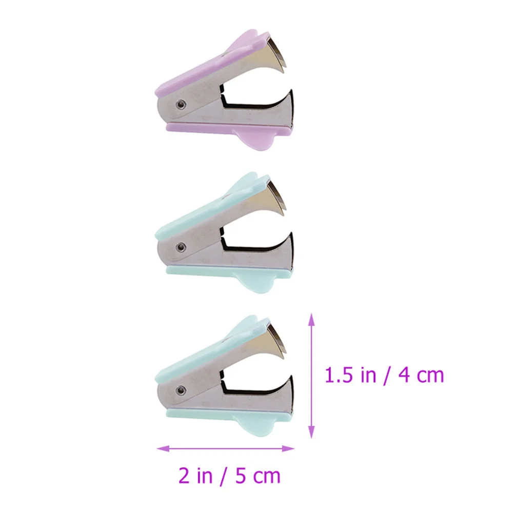 4 قطعة مزيل التيلة المحمولة الثقيلة التيلة مجتذب مكتب استخدام مريح توفير العمالة دباسة صغيرة مزيل مسمار إزالة مجتذب