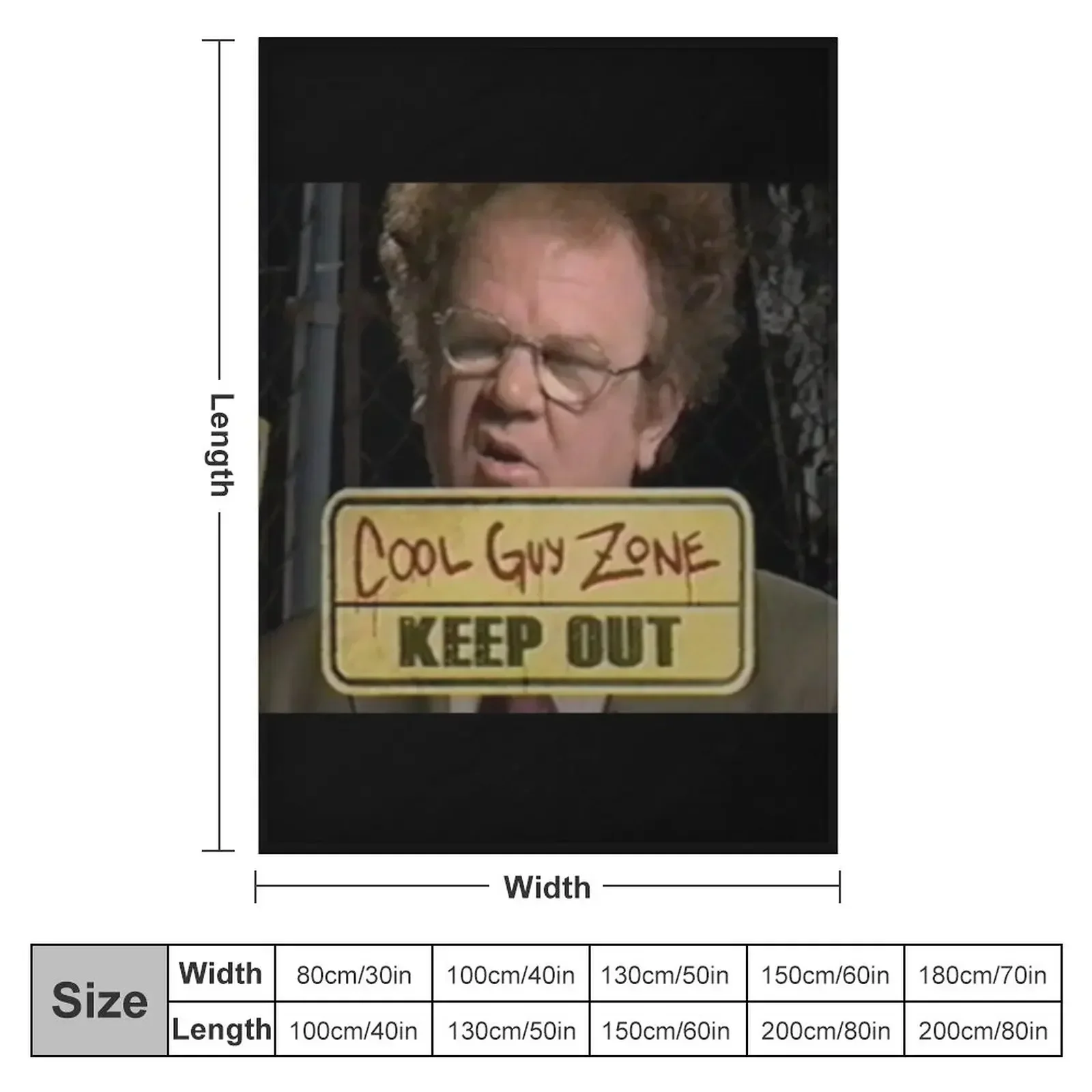 dr steve brule cool guy zone Throw Blanket Kid'S Luxury Thicken Blankets For Sofas Blankets