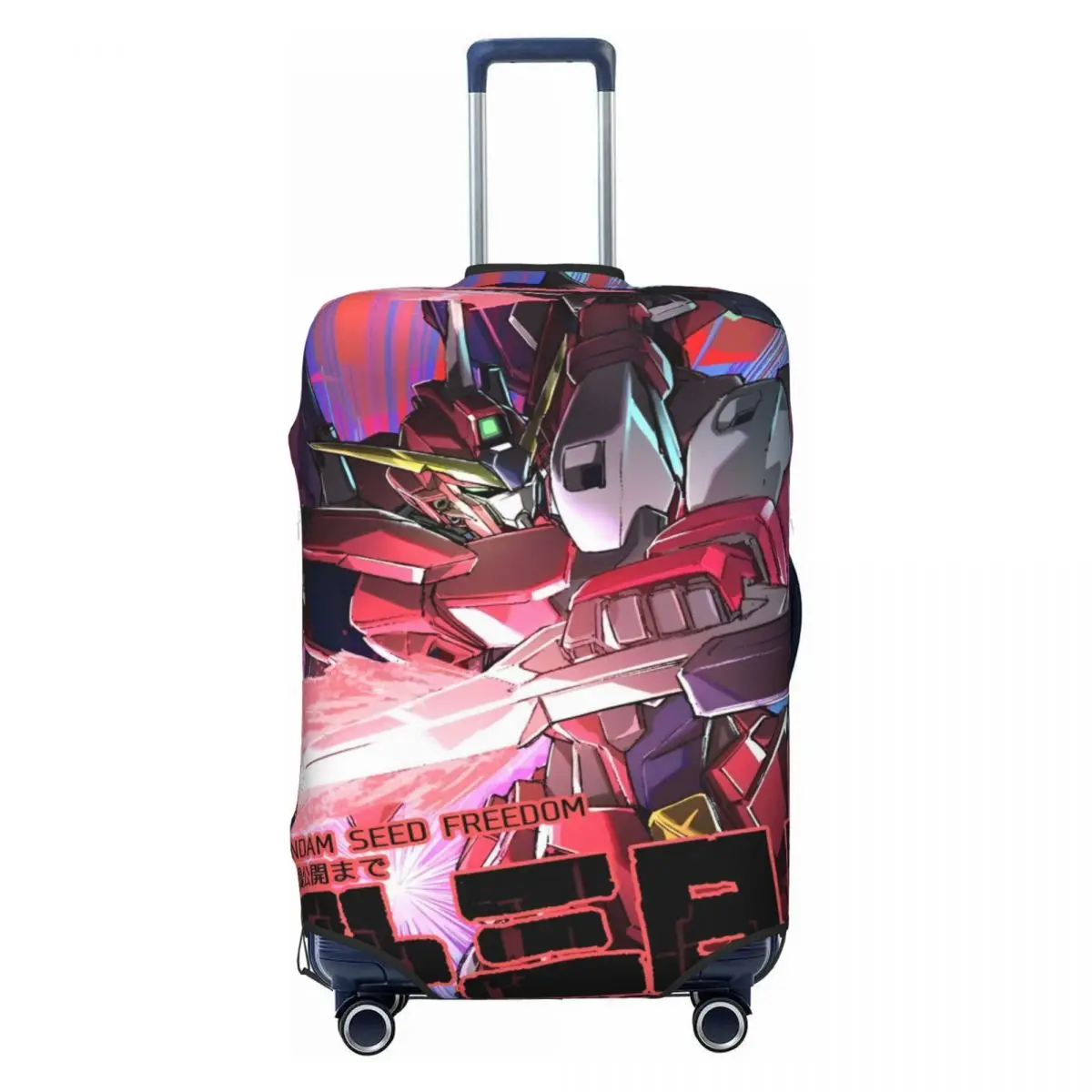 Gundam Suitcase Cover Travel Holiday Practical Luggage Accesories Protection