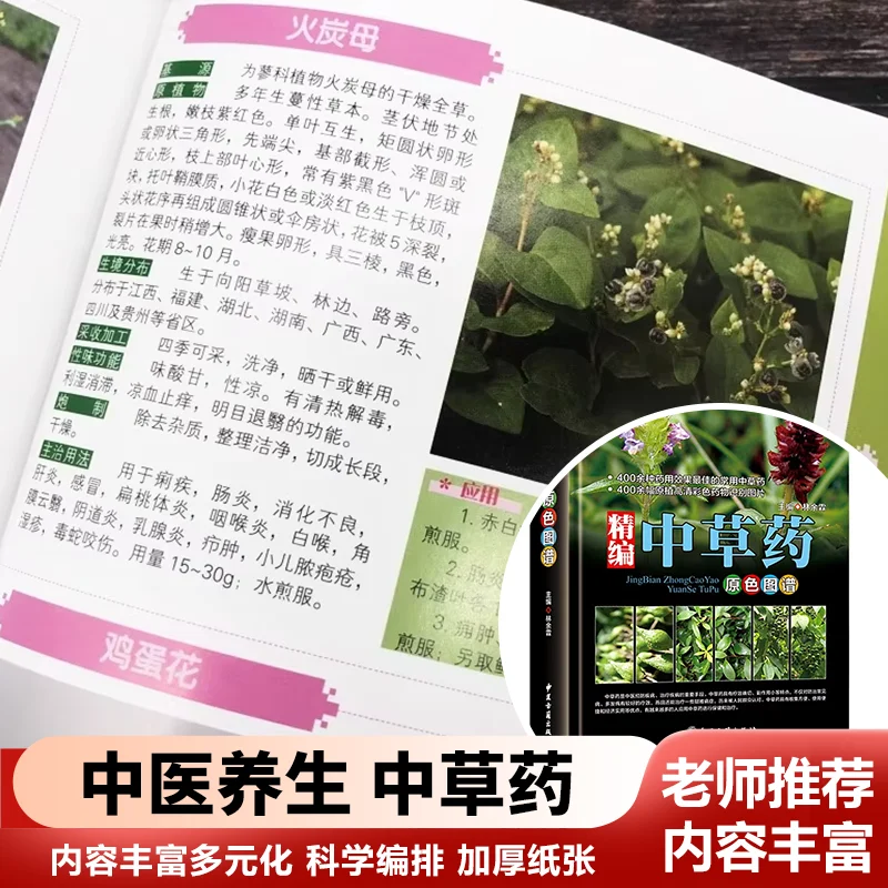 Illustrated Complete Collection of Chinese Herbal Medicines, Classic Ancient Works of Traditional Chinese Medicine