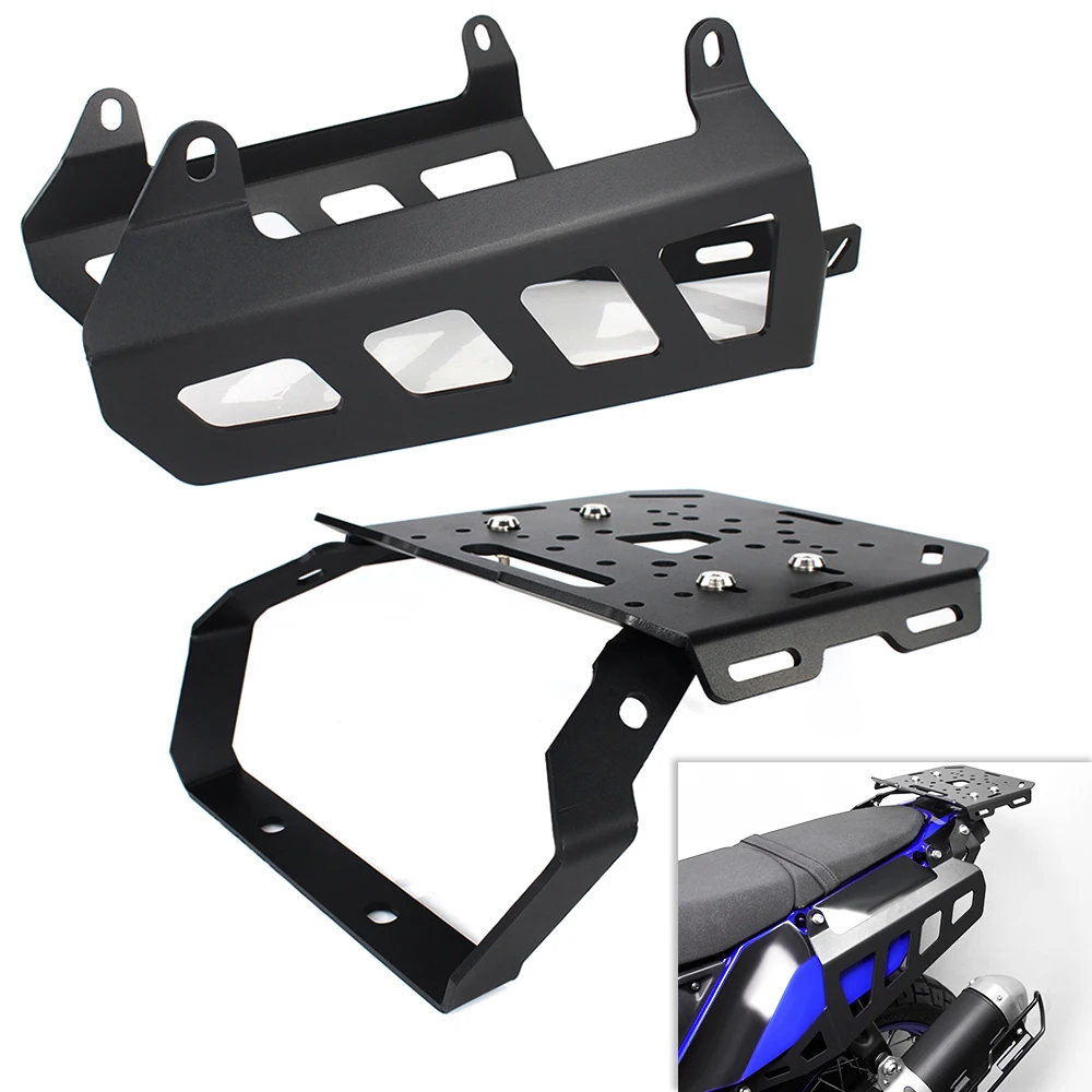 

Motorcycle Tail Trunk Top Case Box Saddlebag Bracket Panniers Luggage Rack Side Bag Holder Tenere700 XTZ690 2019-2024 For Yamaha