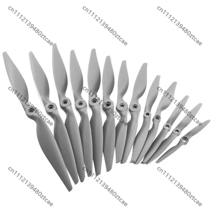 High Efficiency Nylon RC Propeller Direct Drive Prop, Low Speed Replacement Props for Electric Fixed Wing Aircraft