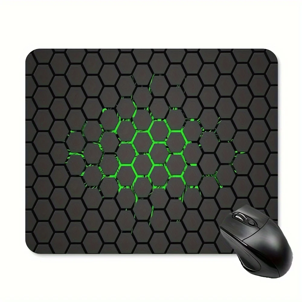 Brand Cute Hexagon Honeycomb Mouse Pad 9.45x7.9 Inch 3mm Thick Anti Slip Rubber Computer Mousepad Desk Mat Accessory