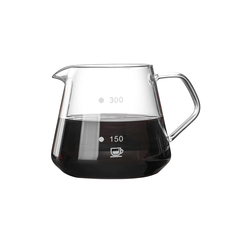 OANKR 400ml Clear Coffee Server, Manual Pour Over Coffee Beaker and Tea Steeper, Heat-resistant Glass, Barista Accessories Gift - view 6