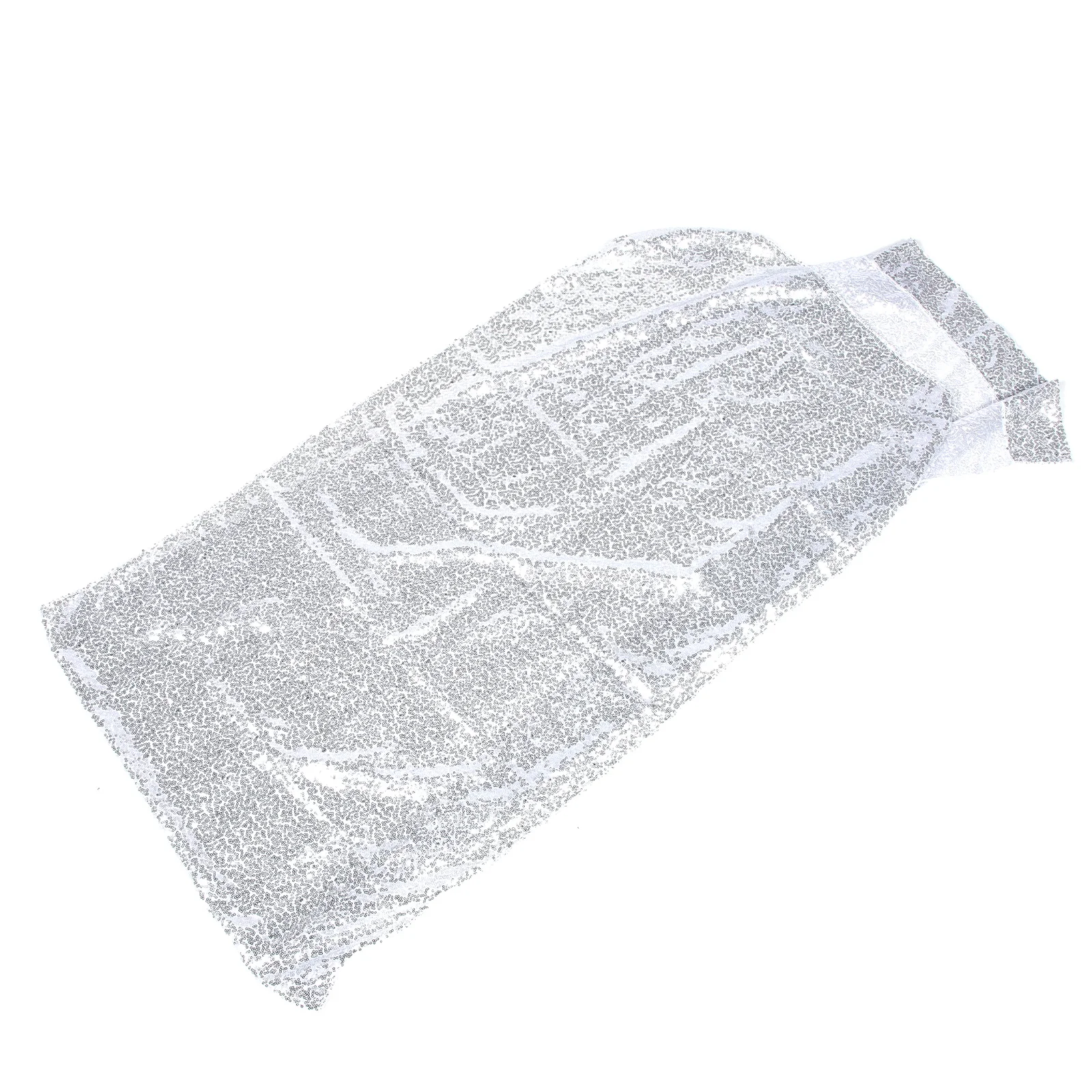 

Sequin Backdrop Curtain Silver Shimmer Glitter For Party Wedding Birthday Graduation Shower Photography Background