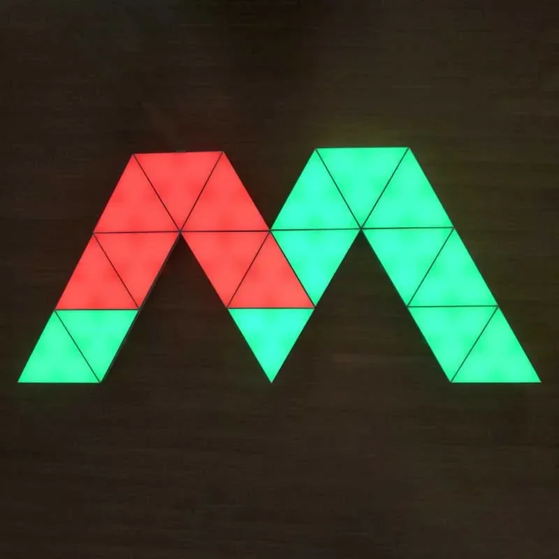 Nanoleaf Light Panels Triangle APP Control LED gamer Wall Lamps Smart DIY Geometric Modula Lights Quantum Lamp Gaming Room Decor