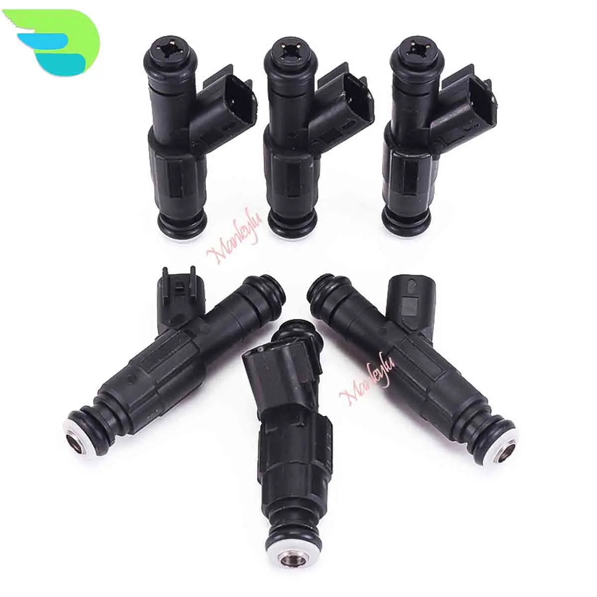 0280158020 812-12145 6Pcs Fuel Injectors Nozzle for Jeep Grand Cherokee Commander Liberty Dodge Ram 1500 Dakota Durango Nitro