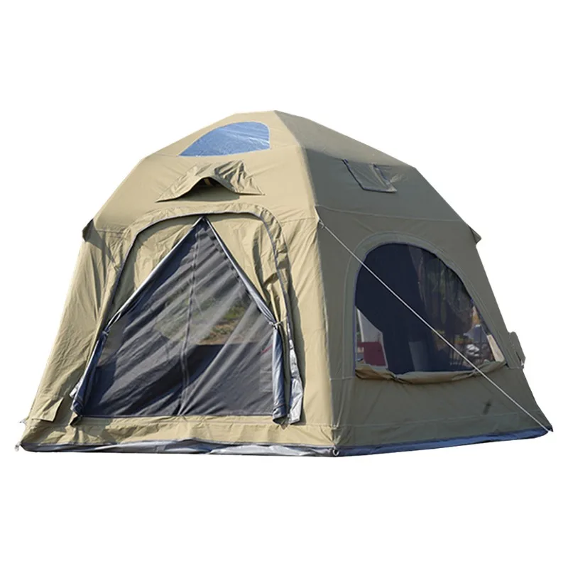 Inflatable tent expands canopy, outdoor rainproof shading cloth camping inflatable tent