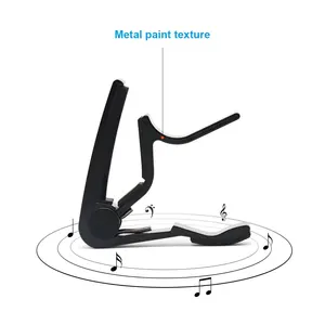 Single Handed Guitar Capo, Acoustic and Electric Guitars, Black 12 MAIN SALES CAPOTRAST FOR GUITAR - №2