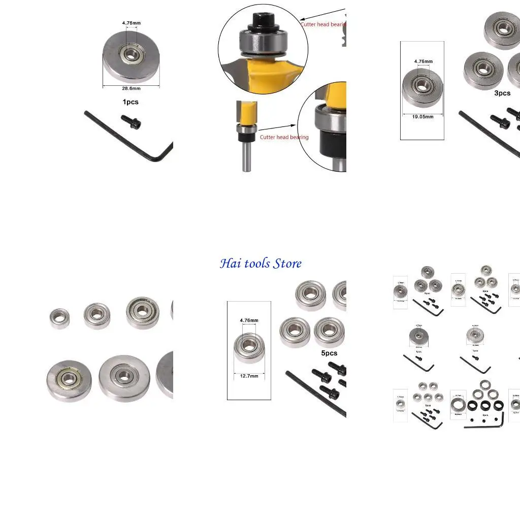

X37e прочные стальные подшипники комплект для фрезеров