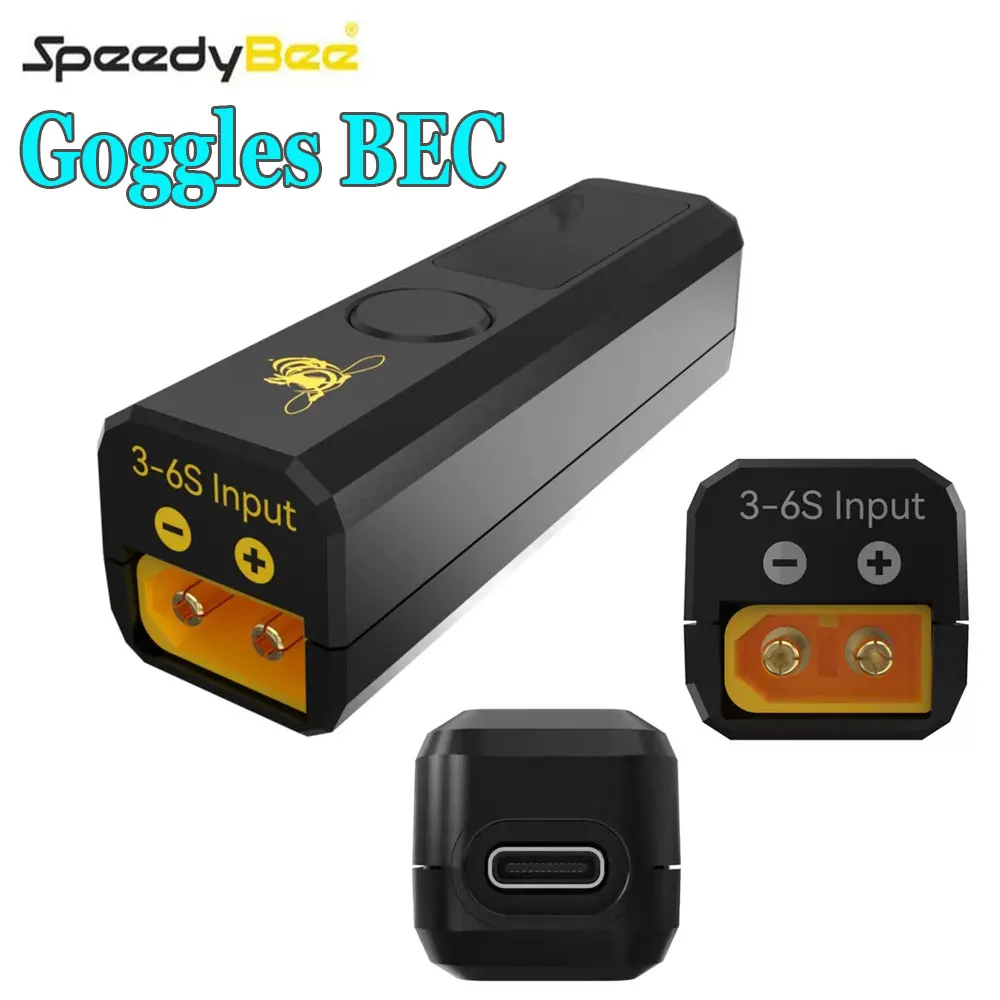 

SpeedyBee Goggles BEC 20W Max Fast Charging Power 3-6S For DJI G2 V2 Goggles 2 Cable Mobile Phone FPV Drone Quadcopter