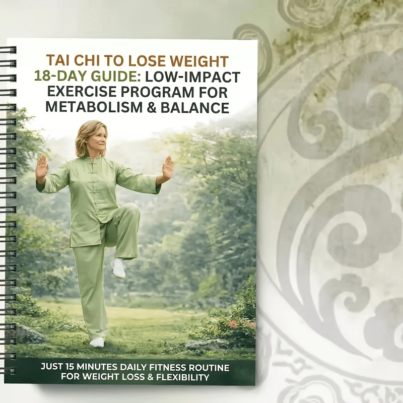 

18-Day Tai Chi for Weight Loss: Just 15 Min/Day to Boost Metabolism, Feel Energized & Balanced - Easy Home Workout for Beginners