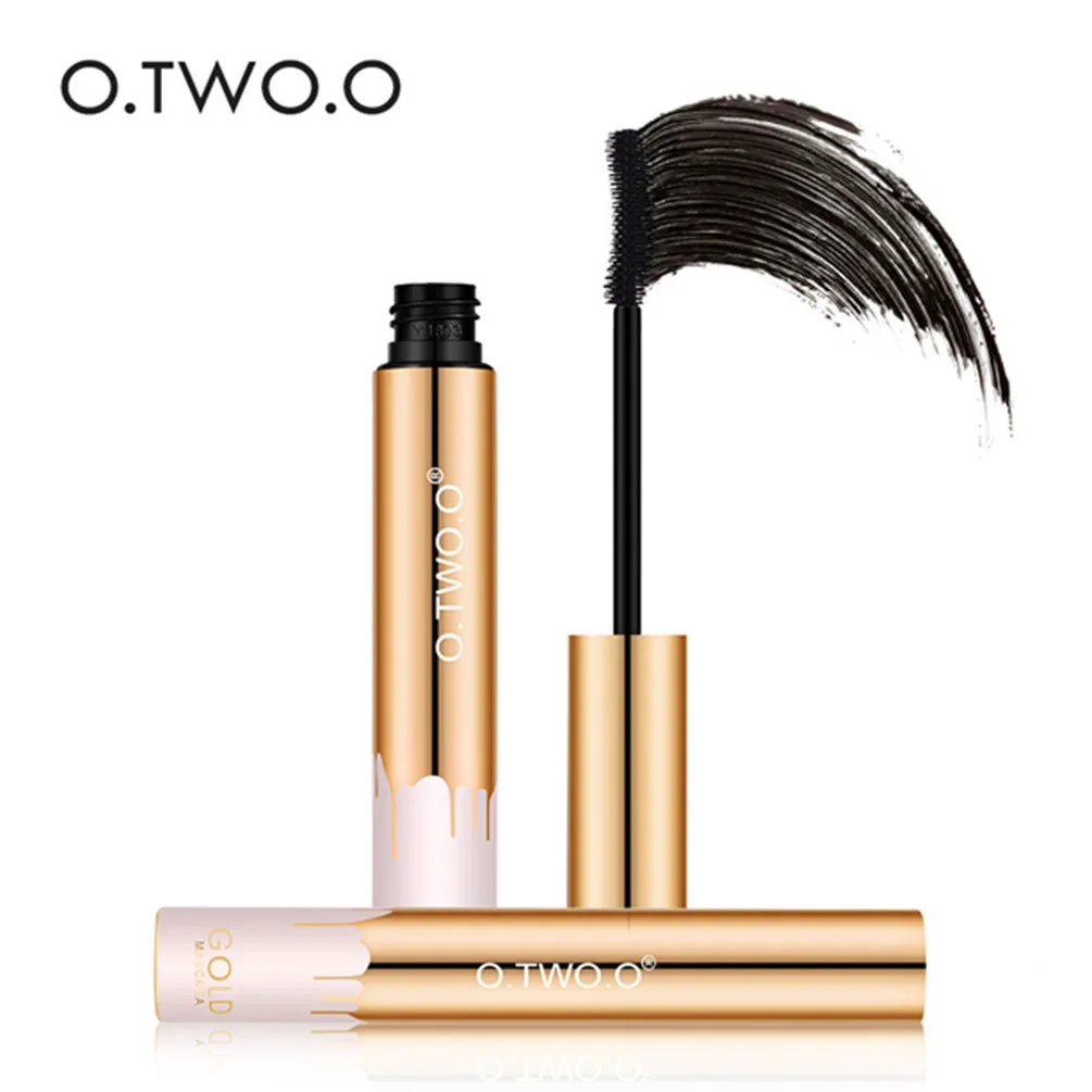 O.TWO.O Professional Volume Curled Mascara Waterproof Natural Lashes Black Curling Tick Eyelash Lengthening Eye Makeup Cosmetics