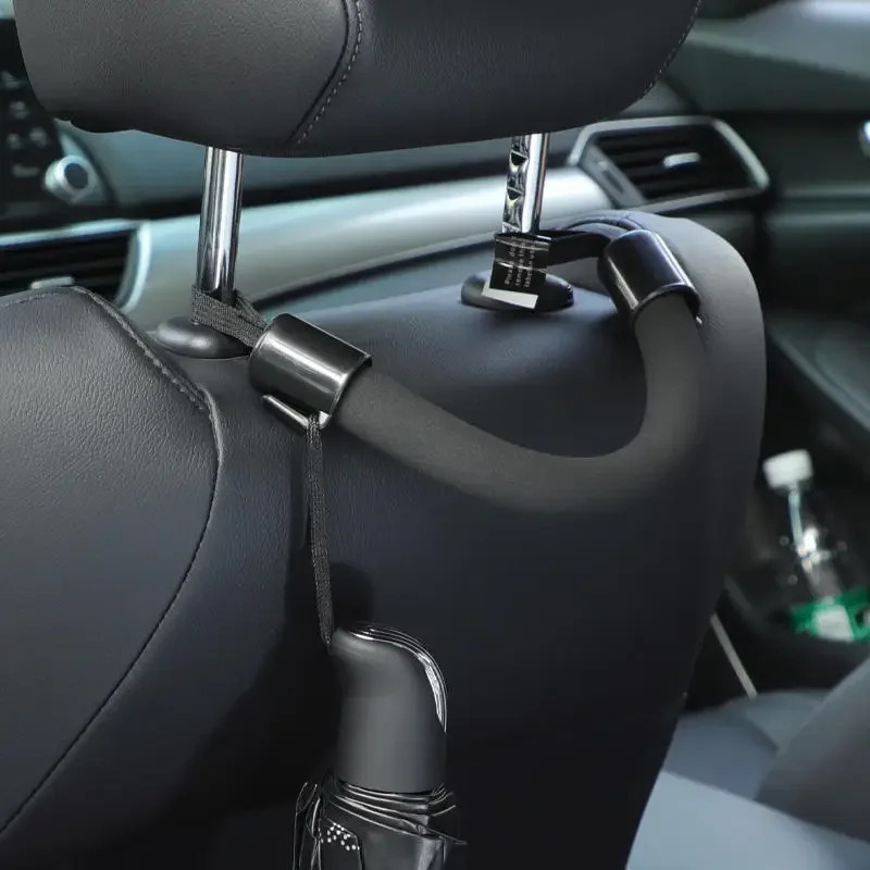 Car Seat Back Soft Armrest Headrest Storage Hanger Holder Handle Rear Chair Safety Handrail Supplies Elderly Children Assist