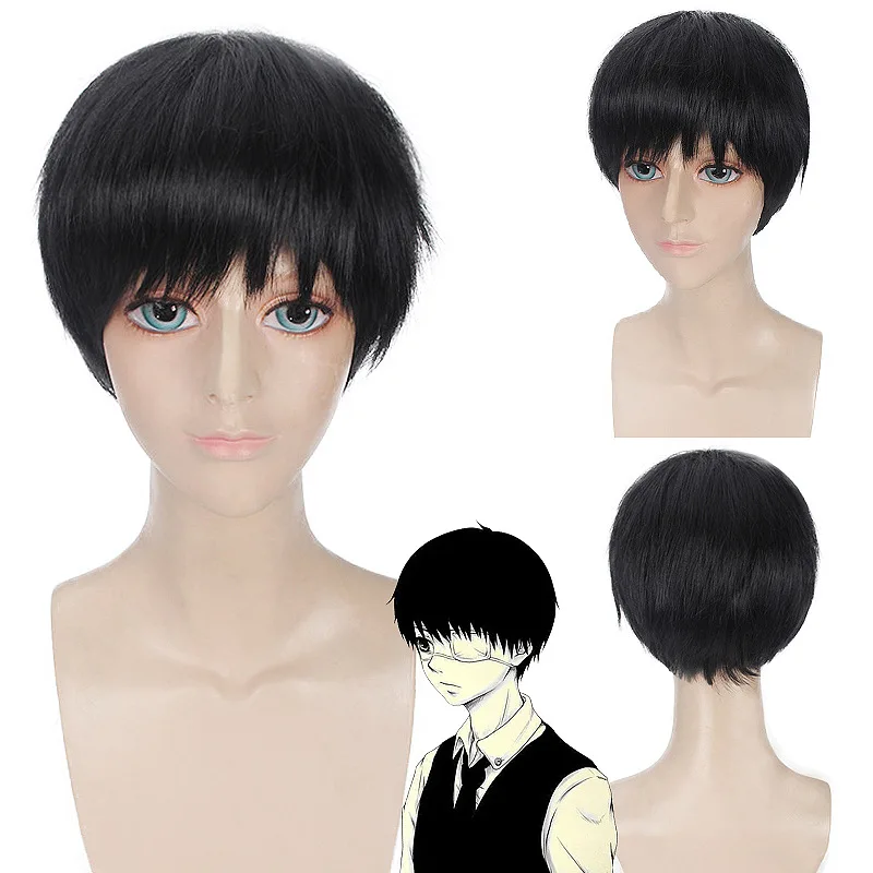 Anime Tokyo Ghoul Kaneki Ken Cosplay Costume Green Hooded Hoodie Coat Wig Adult Man Woman Daily Leisure Party Suit view 6
