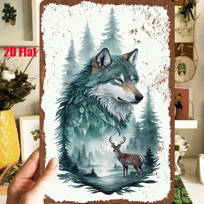 2D Flat - A 2D [flat] metal sign titled 