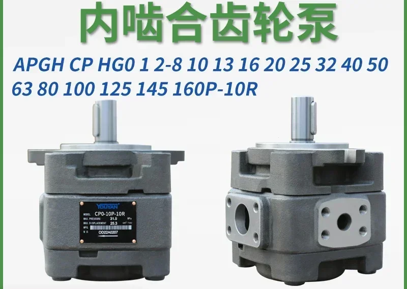 CP0 8 internal meshing HG0-10/13/20 gear pump HG1-25/32/HG2-63/80/100-01R-VPC