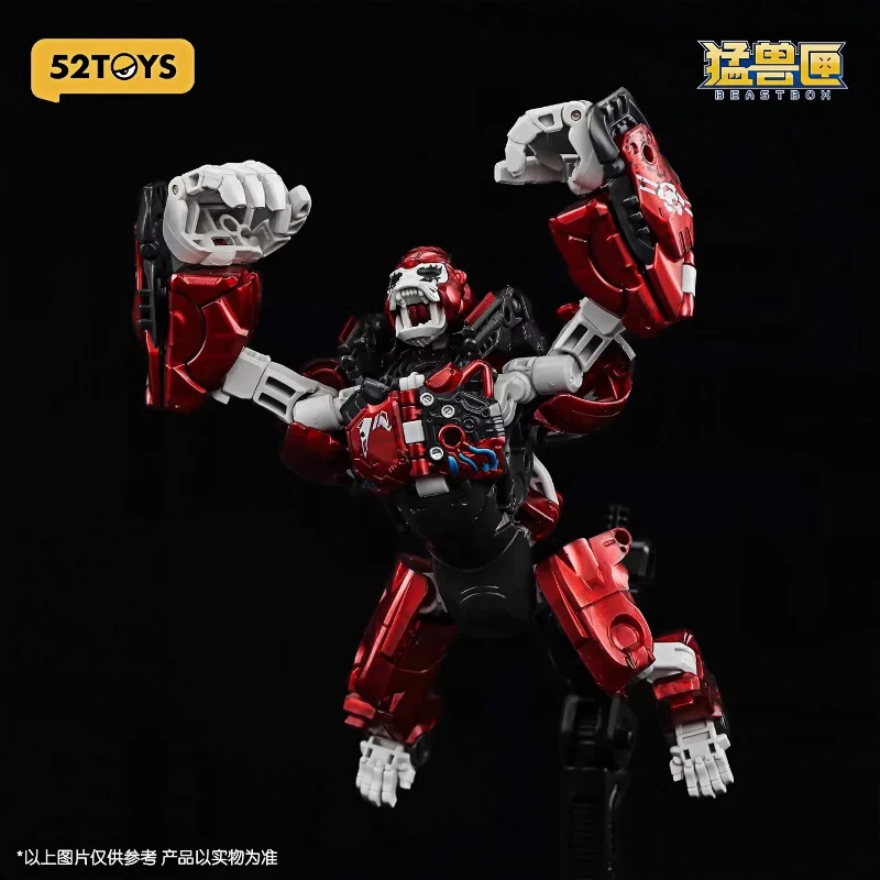 Caixa de besta série mo jo orangotango transformável brinquedo colecionável guochuang mech figura de ação aniversário presente de natal