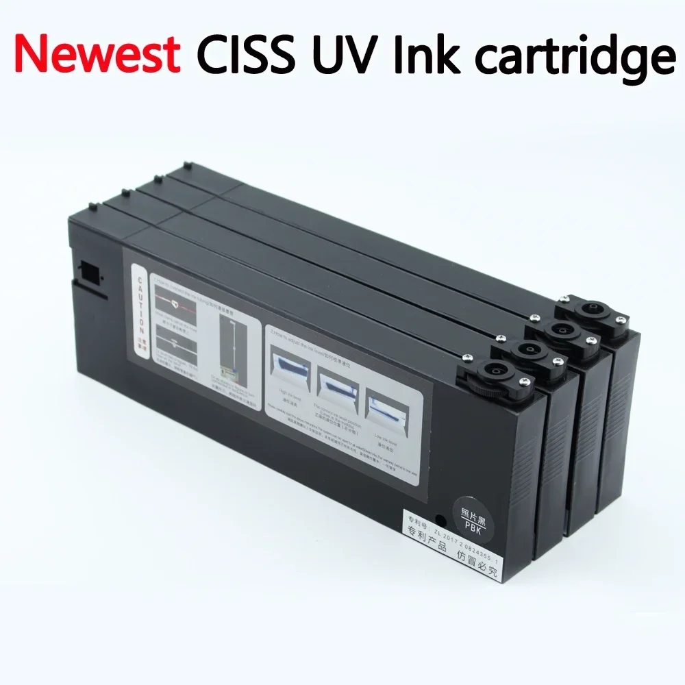 

Empty UV Ink Cartridge Printer Bulk Continuous Ink Supply System Cartridge No Chip 220ml 4 Colors/ Set For Roland/Mimaki/Mutoh