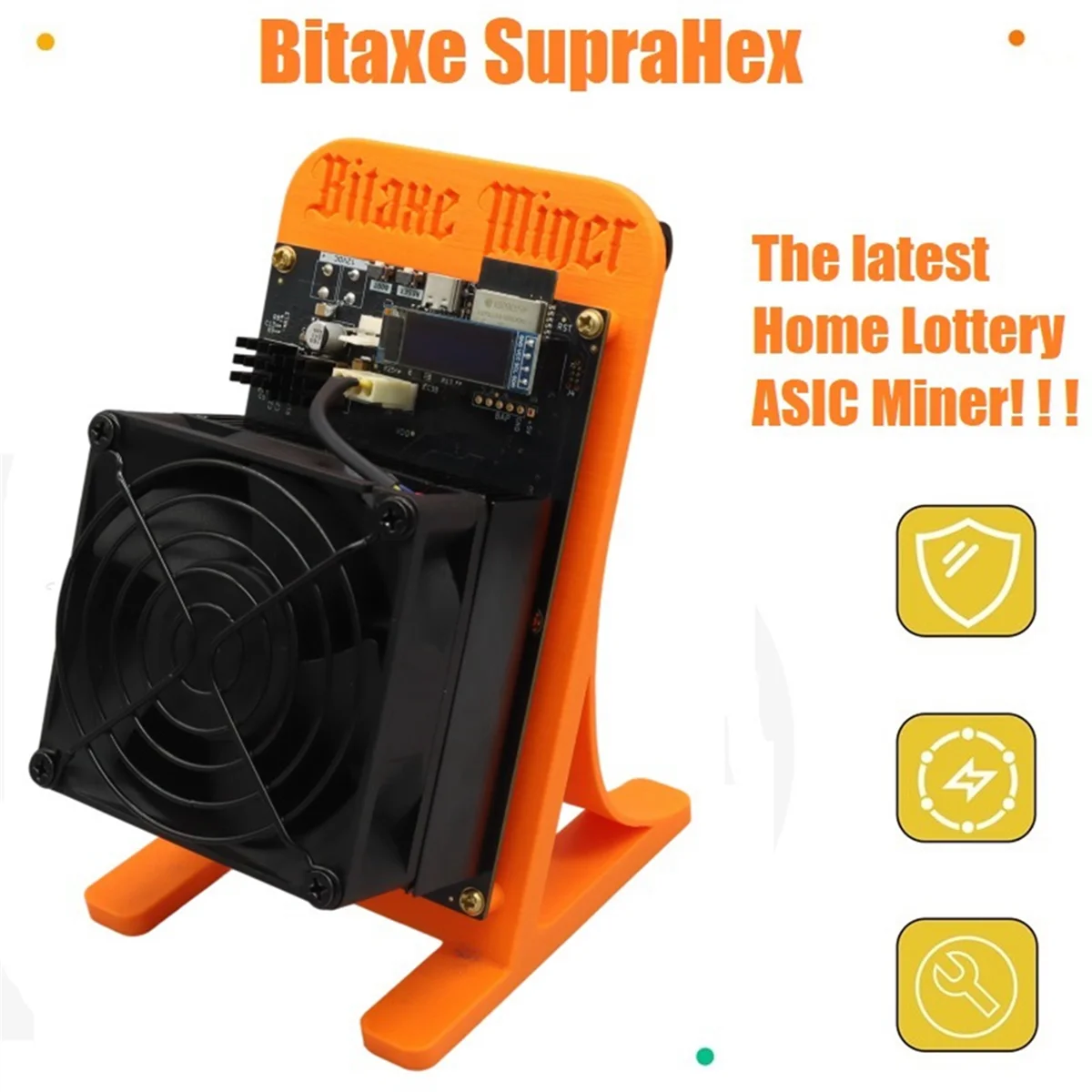 FZFZ SupraHex 702 솔로 광부 3.5T-4.2TH/S 60W-110W 6XBM1368 ASIC 칩 비트코인 ​​BTC 광부 오픈 소스 ASIC 광부 US 플러그