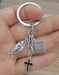 Cross, Jesus, Fish, Father'S Day, Religious Key Chain, Men'S Car