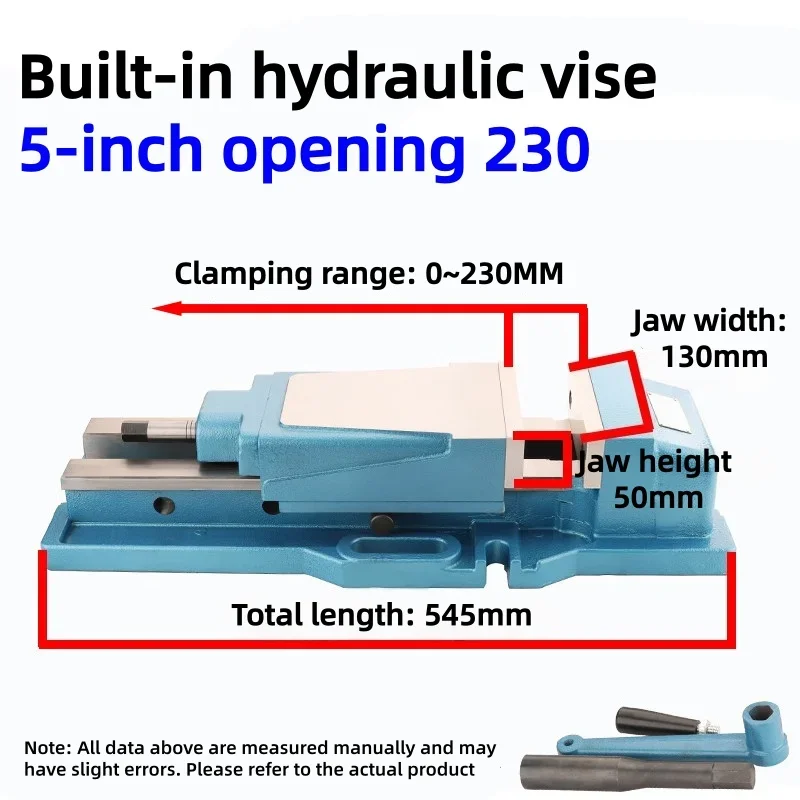Mechanical‑Clamping‑Processing Implement with Hand‑Wrench‑Unit for Milling‑Workshop‑Workpiece‑Holding‑Work