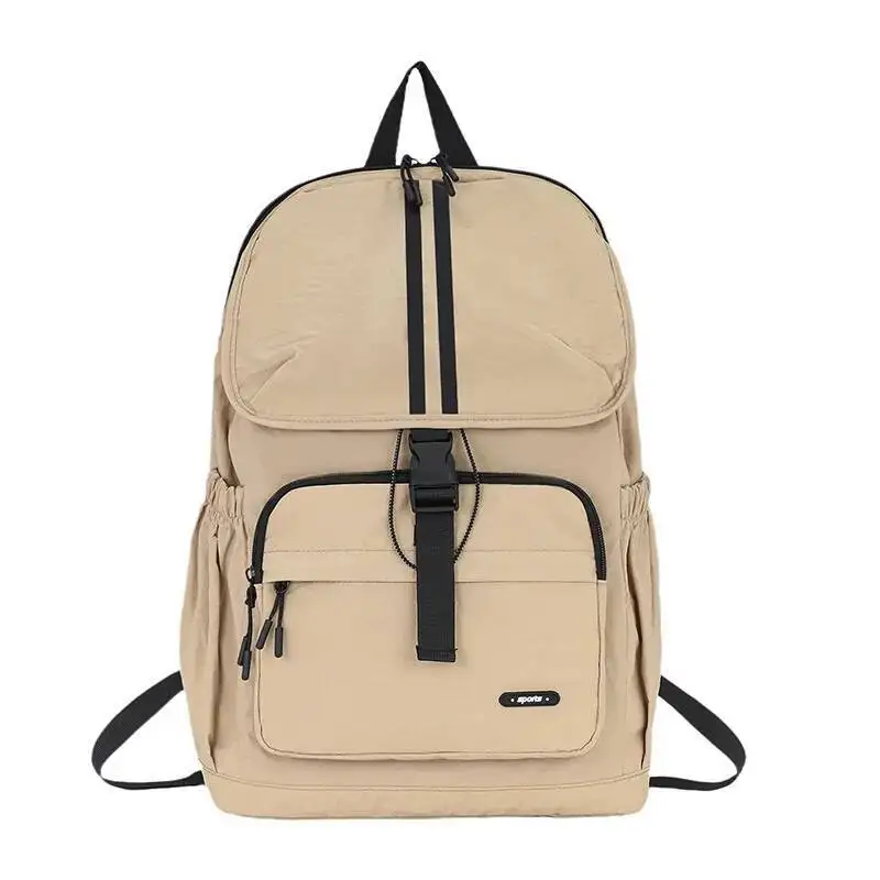 

Легкий повседневный дорожный рюкзак большой вместимости с откидной крышкой, двойные сумки на плечо для младших классов средней школы Ins Niche