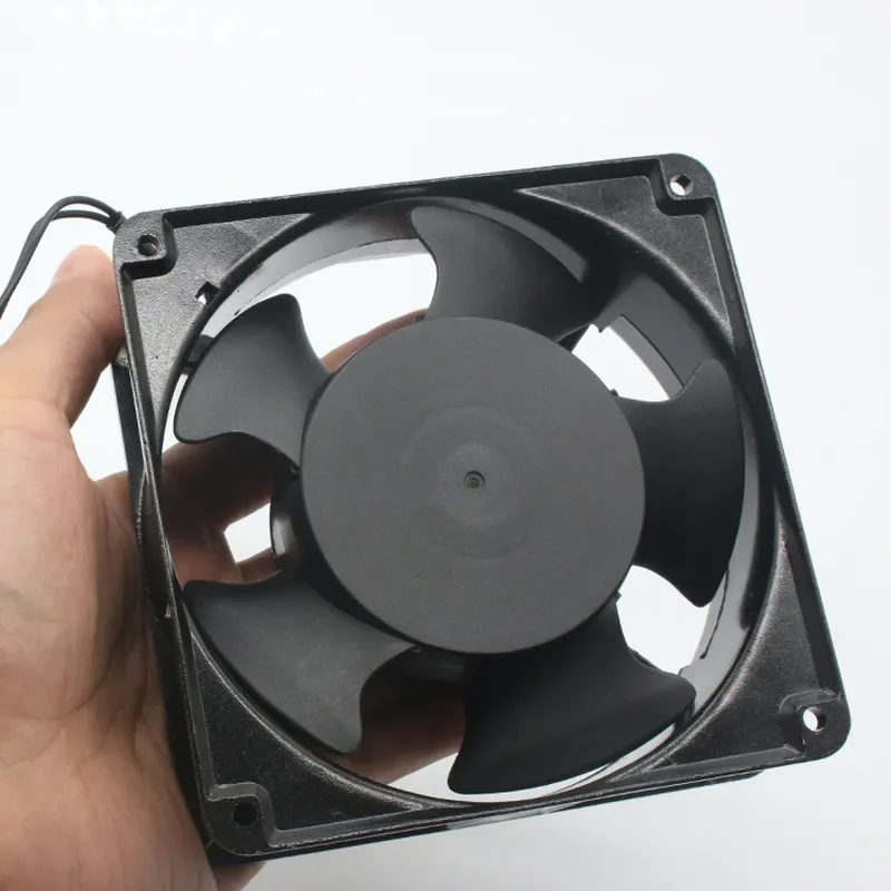 AC12038 Cooling Fan with LED Display for AC Fan Mask Machine EC Ultrasonic Exhaust Fan with Pure Copper Wire