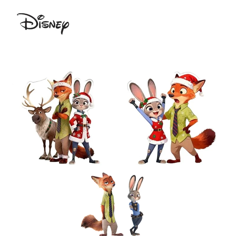 ديزني Zootopia الرسوم المتحركة لطيف عيد الميلاد الاكريليك الوقوف الإبداعية Kawaii طالب سطح المكتب الديكور لعبة مزخرفة هدية