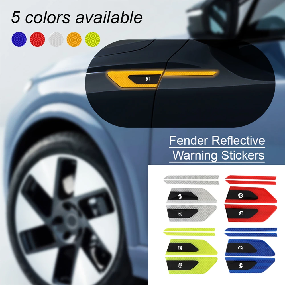 

Car Reflective Strip Decorative Sticker Fender Safety Warning Decal For Morris Garages MG GT 350 Parts TF HS HECTOR Pilot EHS