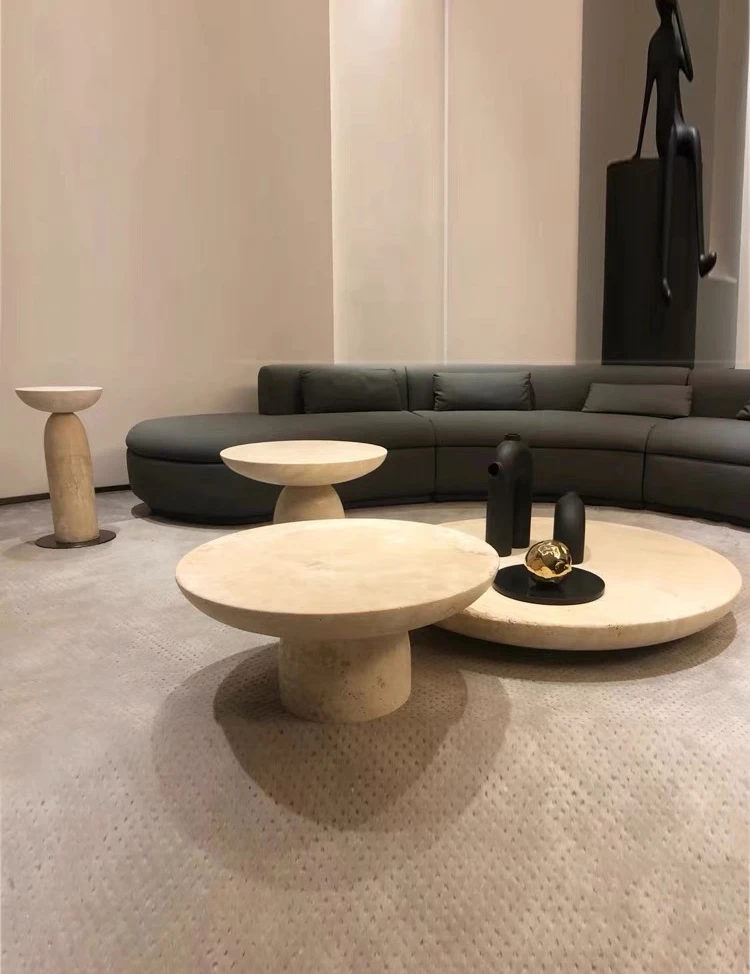 

Marble custom coffee table height combination living room furniture design marble table
