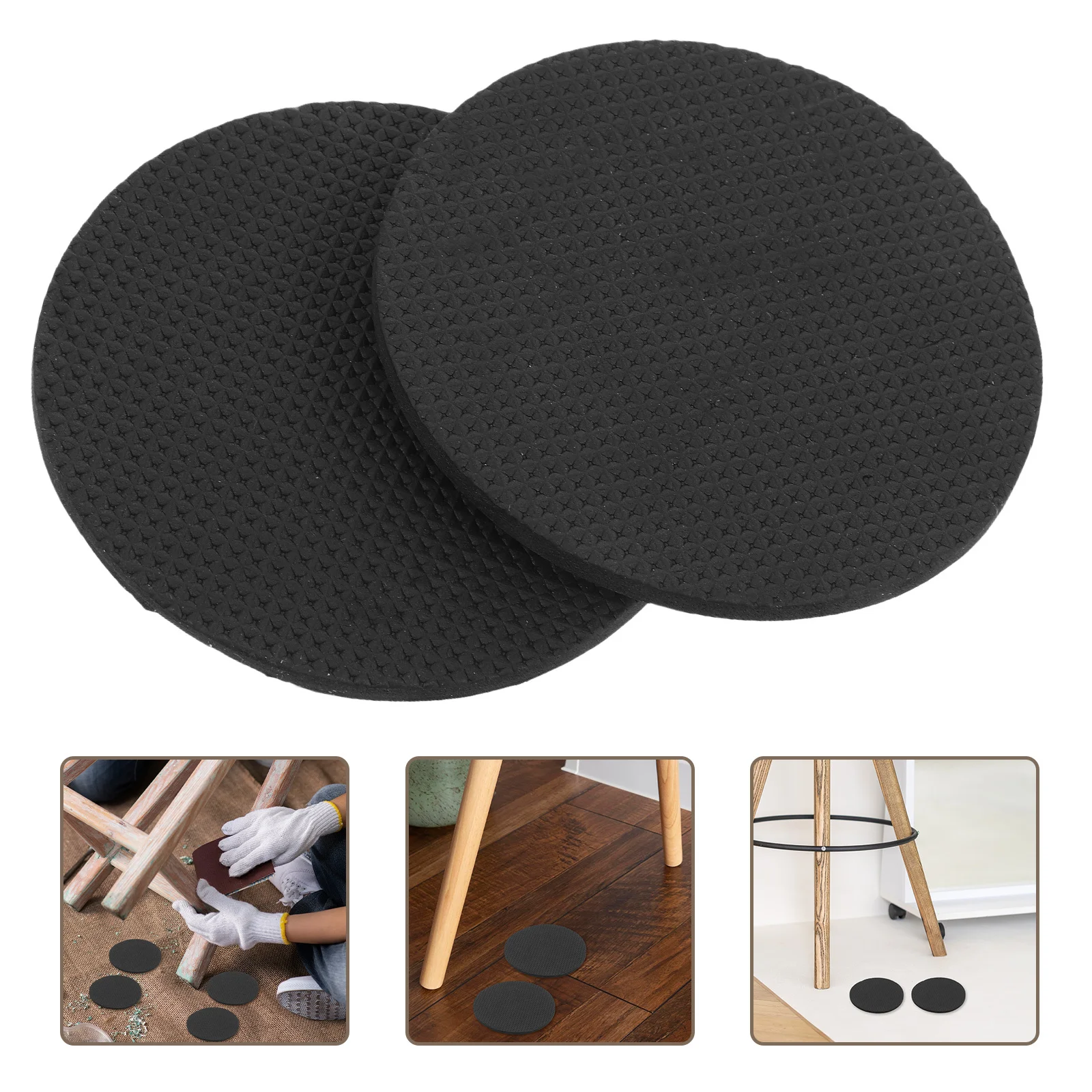 

50Pcs Thickened Eva Chair Foot Pads Furniture Leg Protectors Anti-Scratch Noise Reduction Non-Slip Floor Pads for Tables Sofas