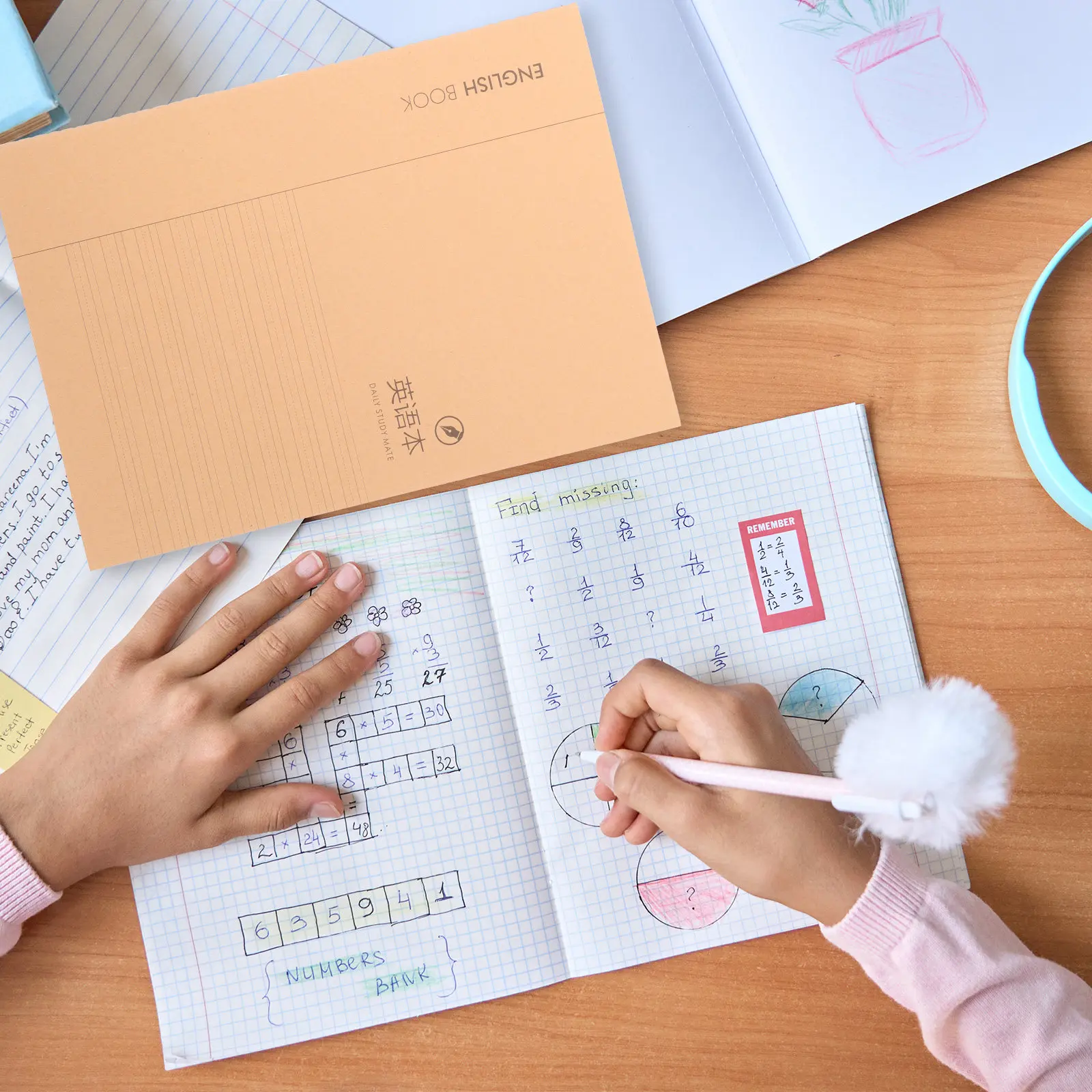 4pcs-english-exercise-books-premium-paper-english-writing-notebook-for-school-student-stationery-handwriting-learning