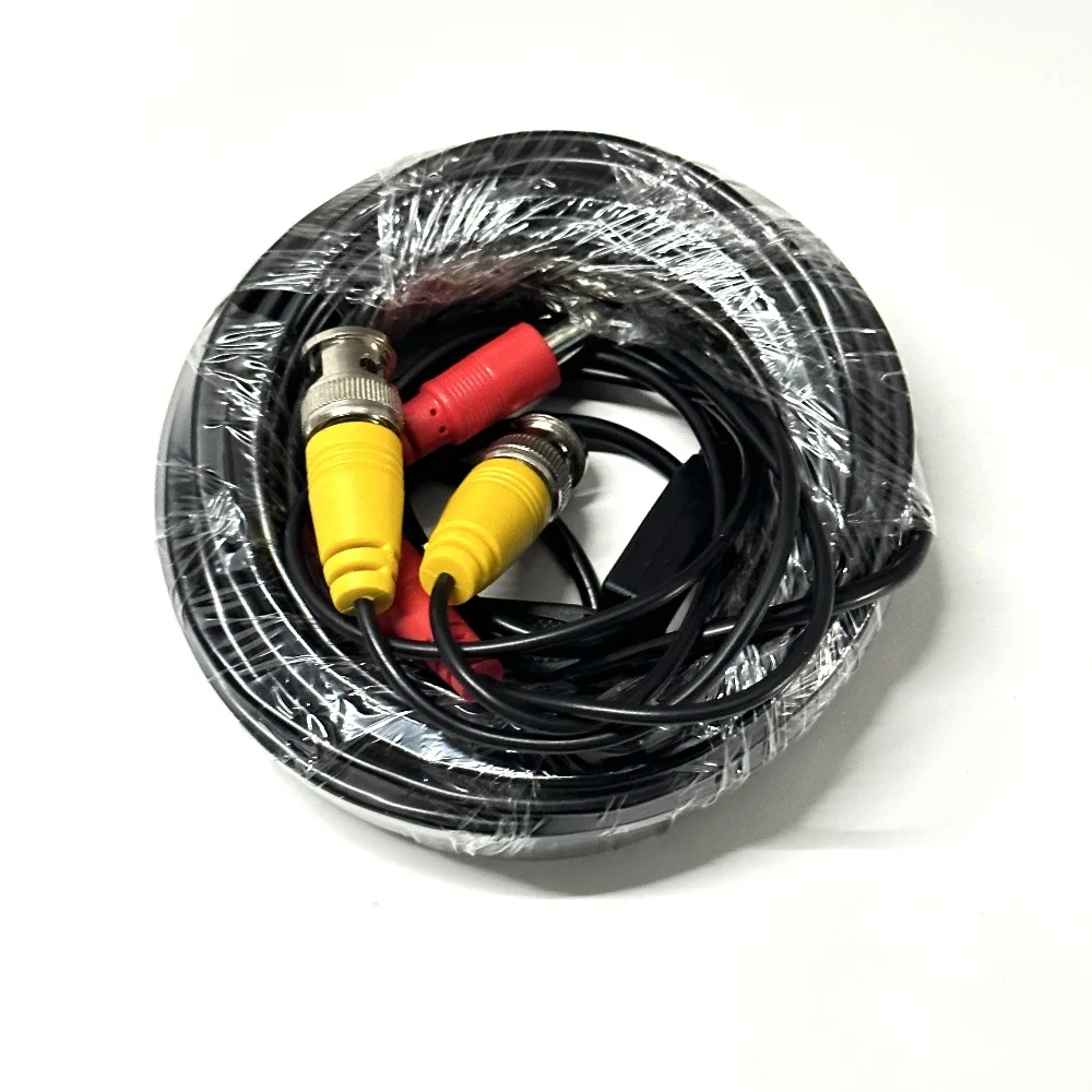 2-in-1 BNC فيديو + تيار مستمر كابل الطاقة 5 متر/10 متر/20 متر/30 متر CCTV سلك تمديد محوري لكاميرات AHD/TVI/CVI نظام مراقبة DVR NVR #3